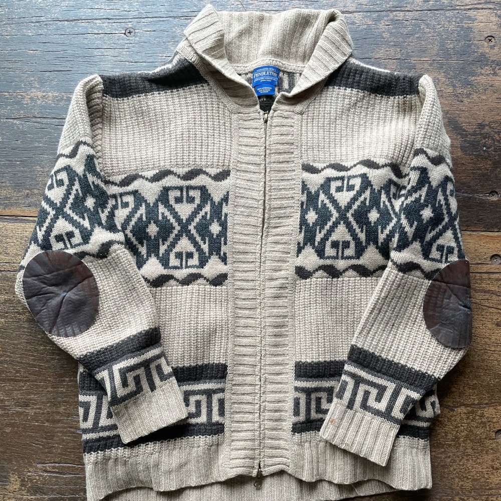 Pendleton “Lebowski”  Westerly cardigan - large